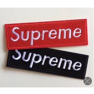 2 iron on patches bundle